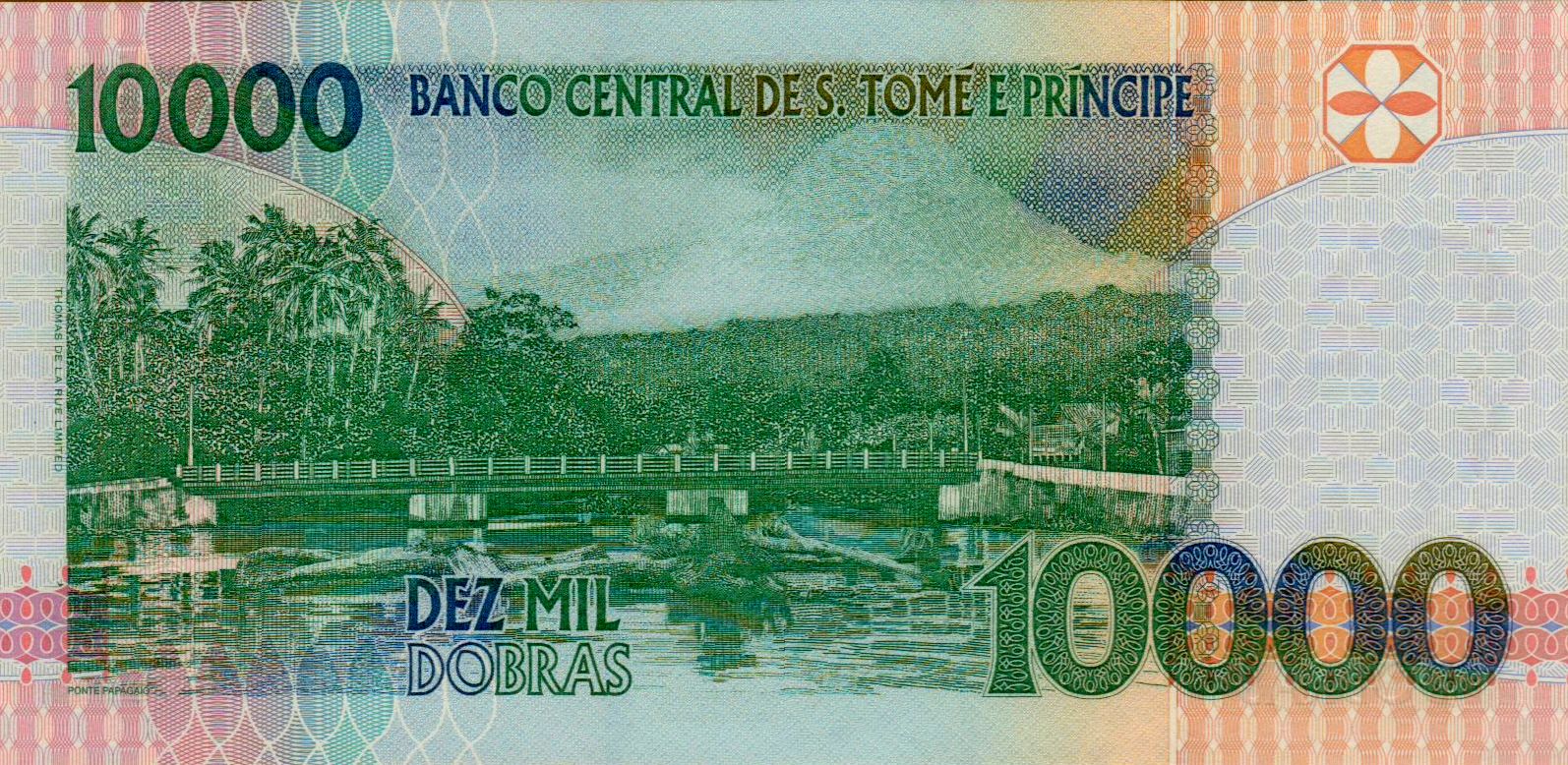 Sao Tome E Principe 10000 1996 UNC P-66/b